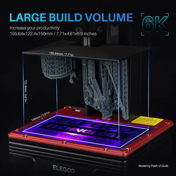 Thumbnail: ELEGOO Mars 4 Max 6K