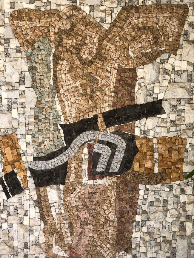 Mosaico: Tunica di San Francesco d'Assisi