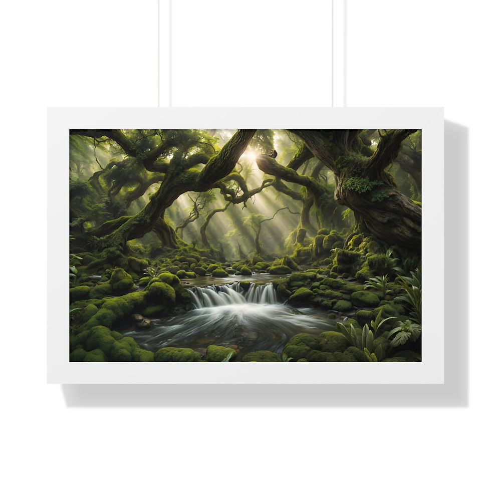 Thumbnail: Aesthetic Nature Framed Horizontal Poster