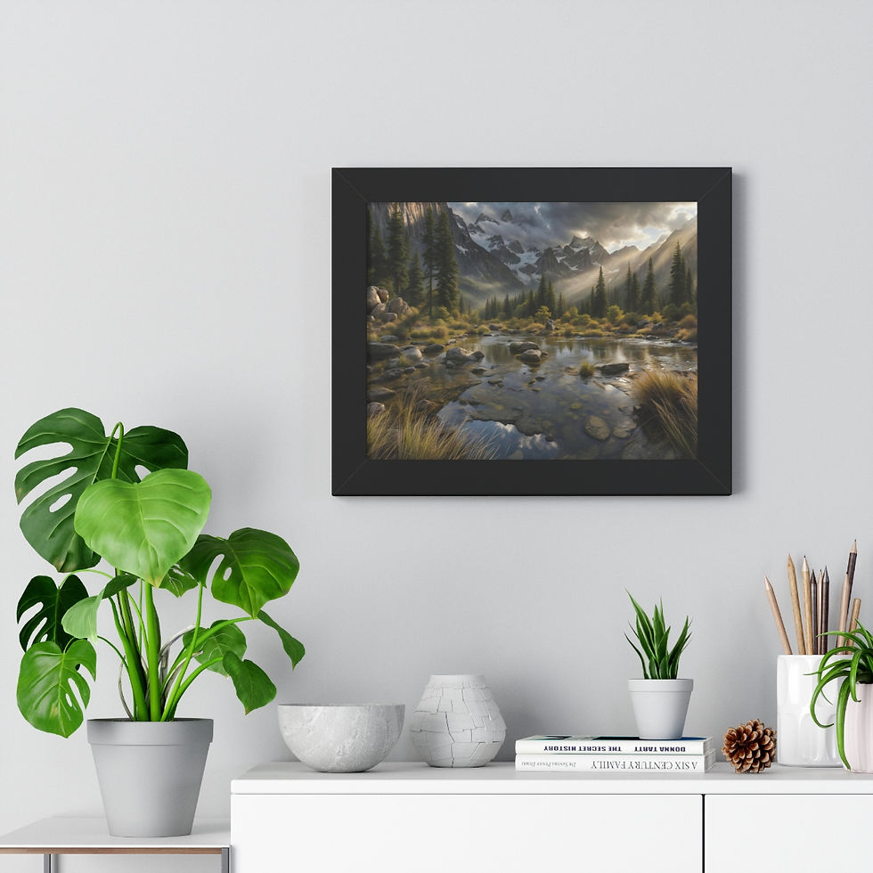 Thumbnail: Aesthetic Nature Framed Horizontal Poster