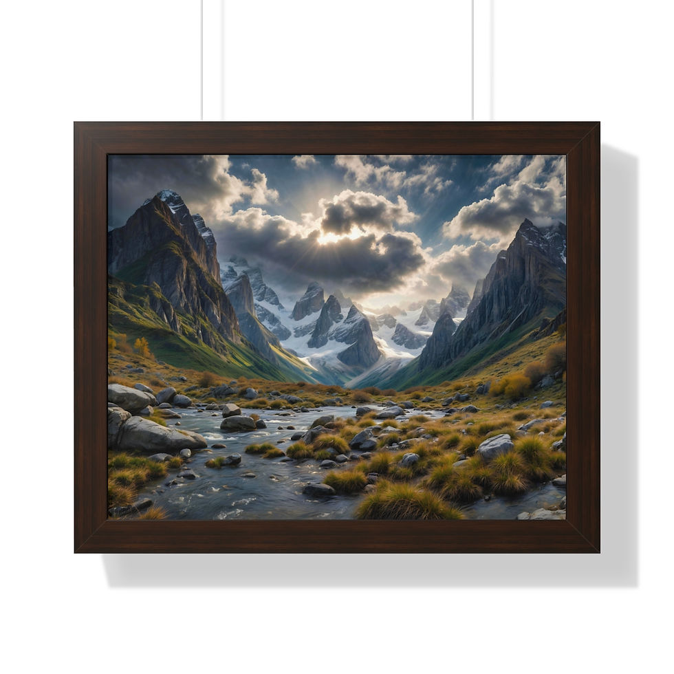 Thumbnail: Aesthetic Nature Framed Horizontal Poster
