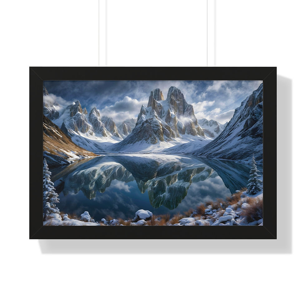 Thumbnail: Aesthetic Nature Framed Horizontal Poster