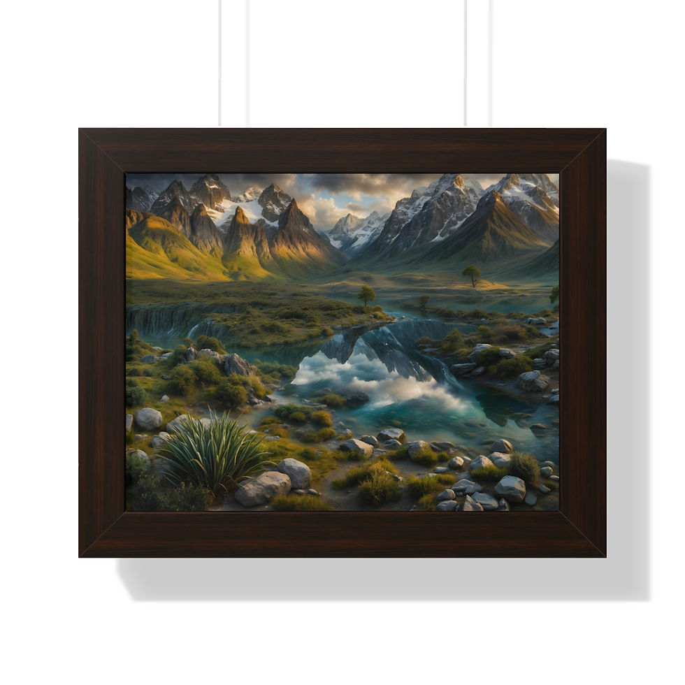 Thumbnail: Aesthetic Nature Framed Horizontal Poster