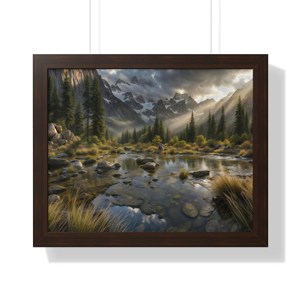 Thumbnail: Aesthetic Nature Framed Horizontal Poster