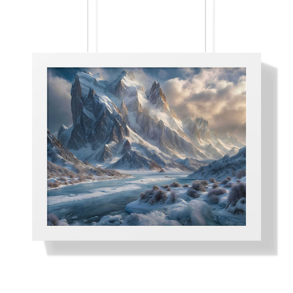 Thumbnail: Aesthetic Nature Framed Horizontal Poster