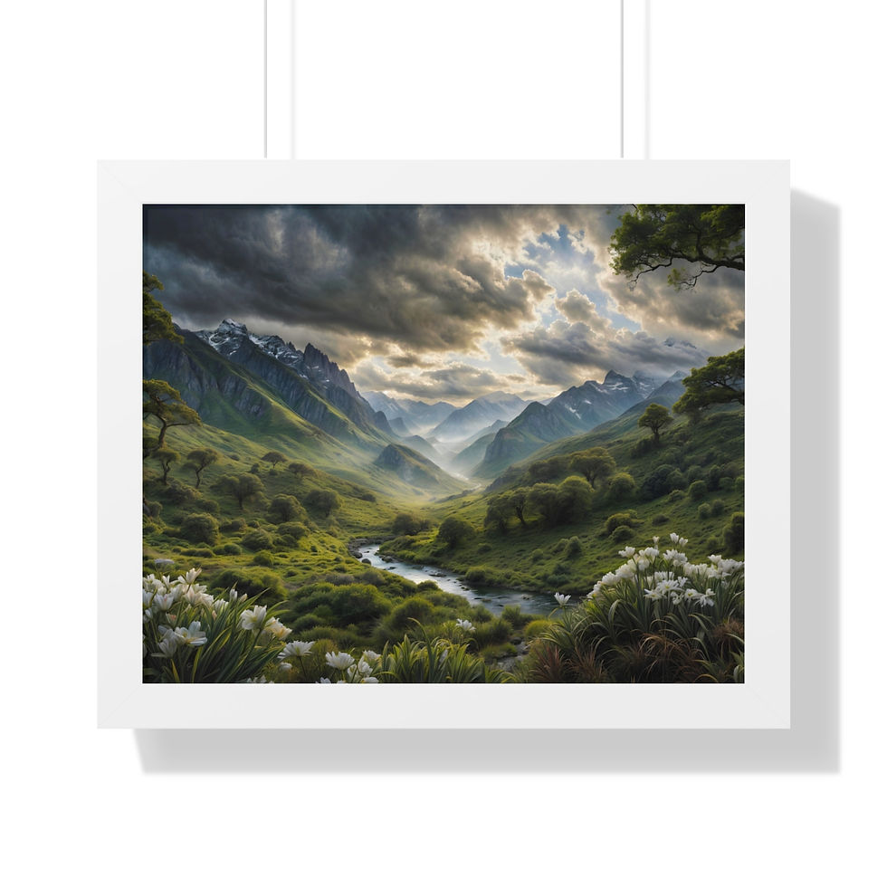 Thumbnail: Aesthetic Nature Framed Horizontal Poster