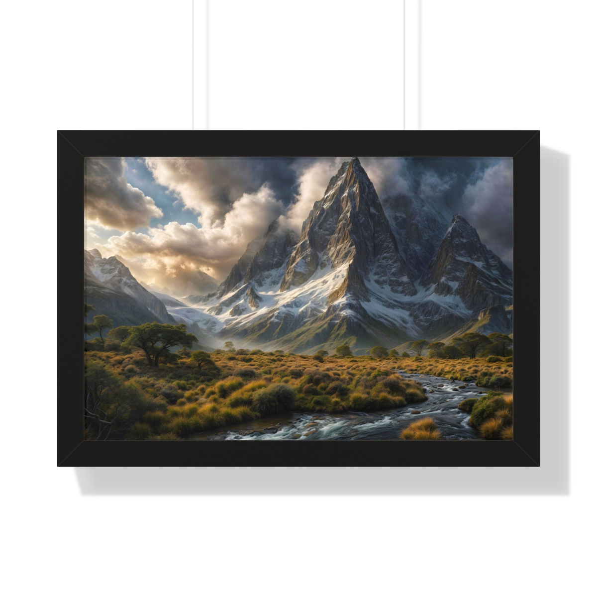 Aesthetic Nature Framed Horizontal Poster