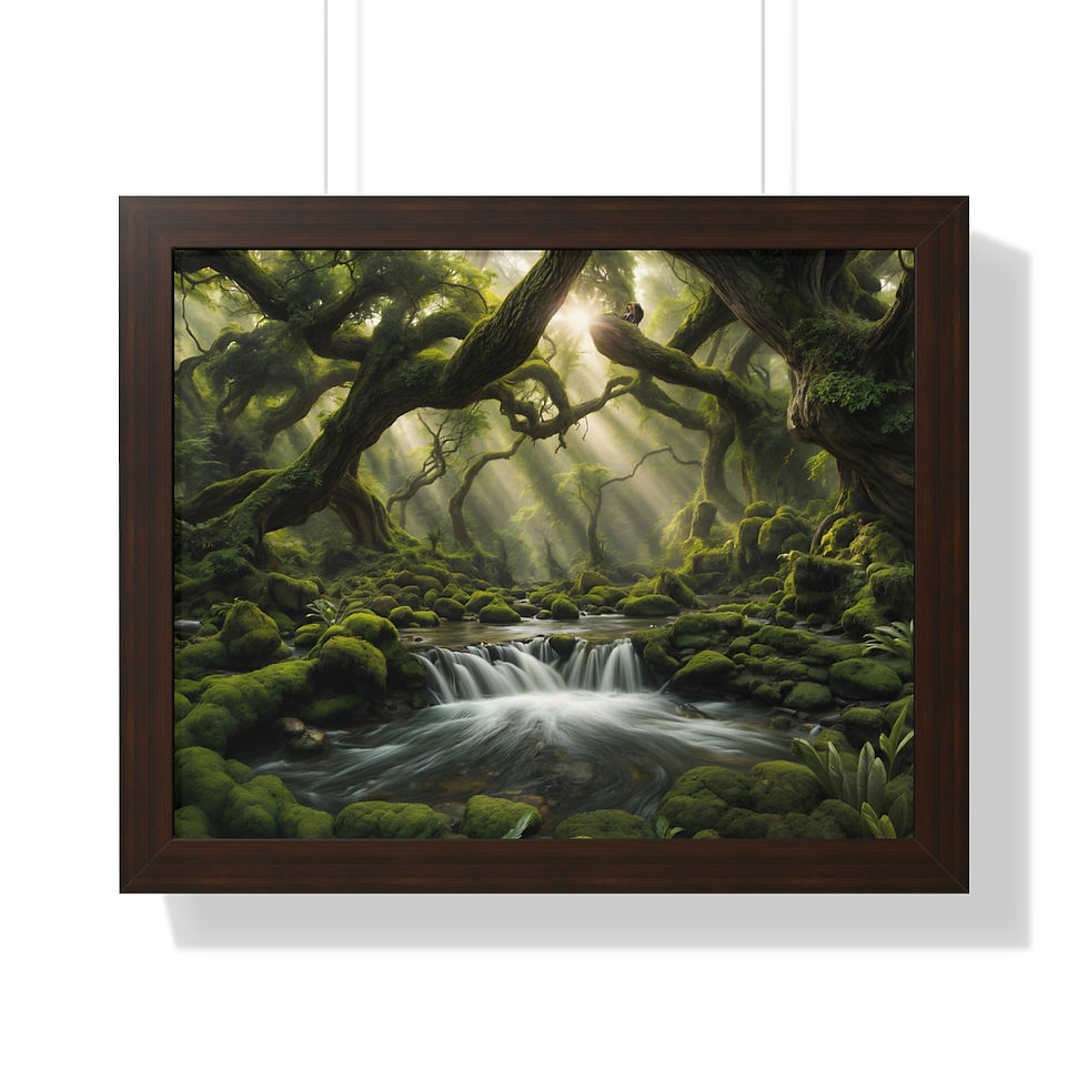 Thumbnail: Aesthetic Nature Framed Horizontal Poster