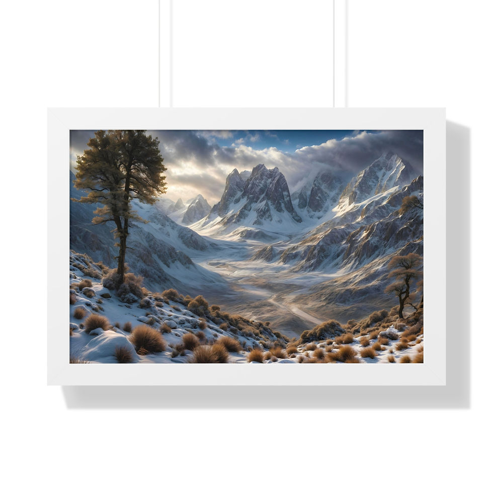 Thumbnail: Aesthetic Nature Framed Horizontal Poster
