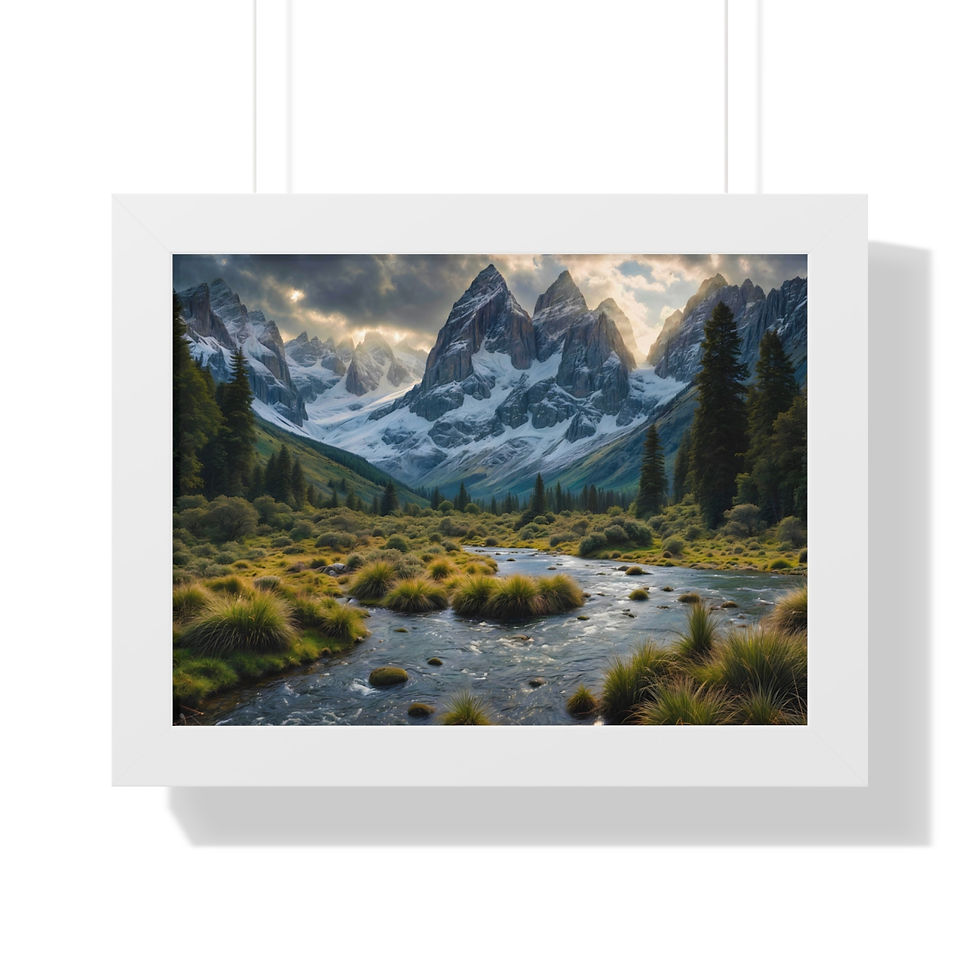 Thumbnail: Aesthetic Nature Framed Horizontal Poster