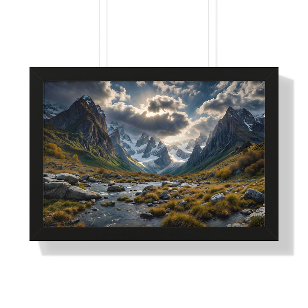 Thumbnail: Aesthetic Nature Framed Horizontal Poster