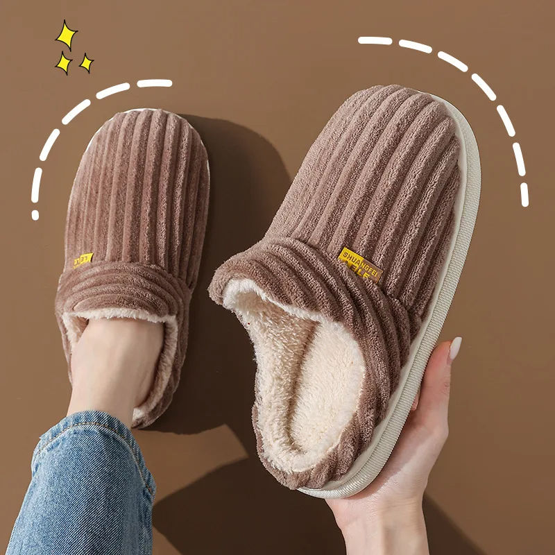 Thumbnail: LuxeFur Soft Sole Slippers