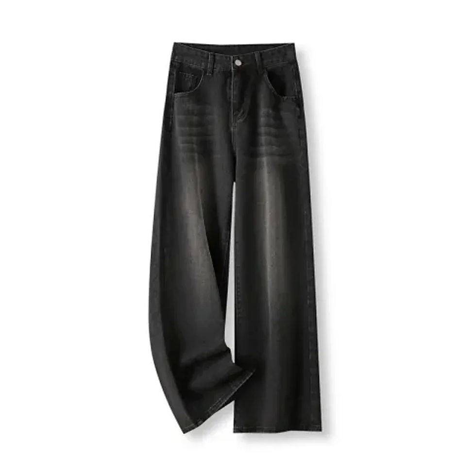 Thumbnail: ElevateCurve High-Waisted Slim Straight Jeans