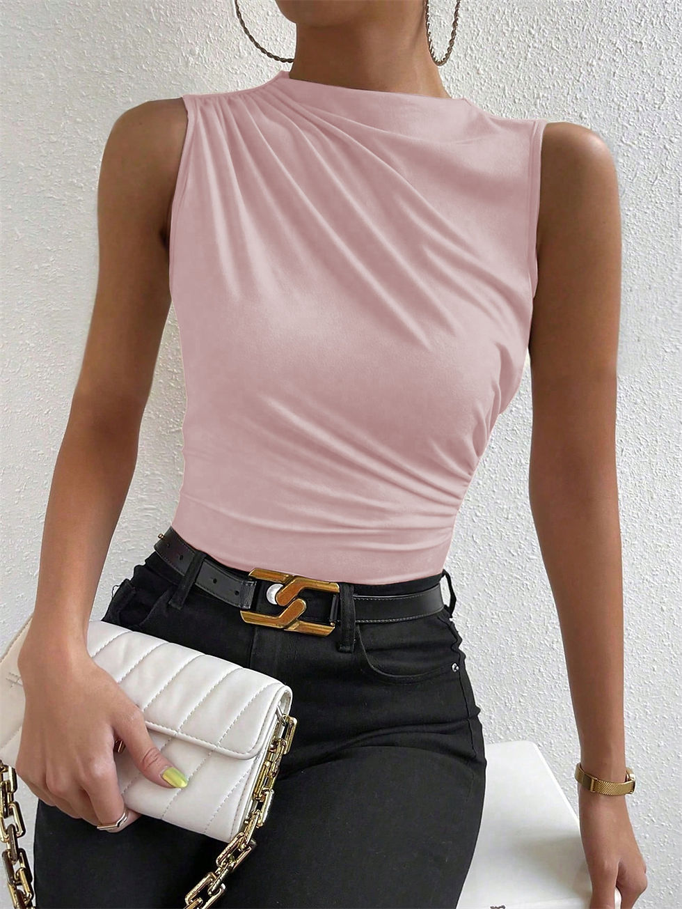 Thumbnail: Ivory Grace Draped Top