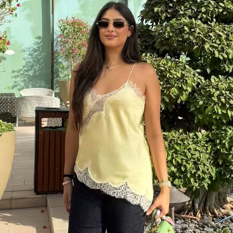 Thumbnail: Asymmetry Lace Slip Top