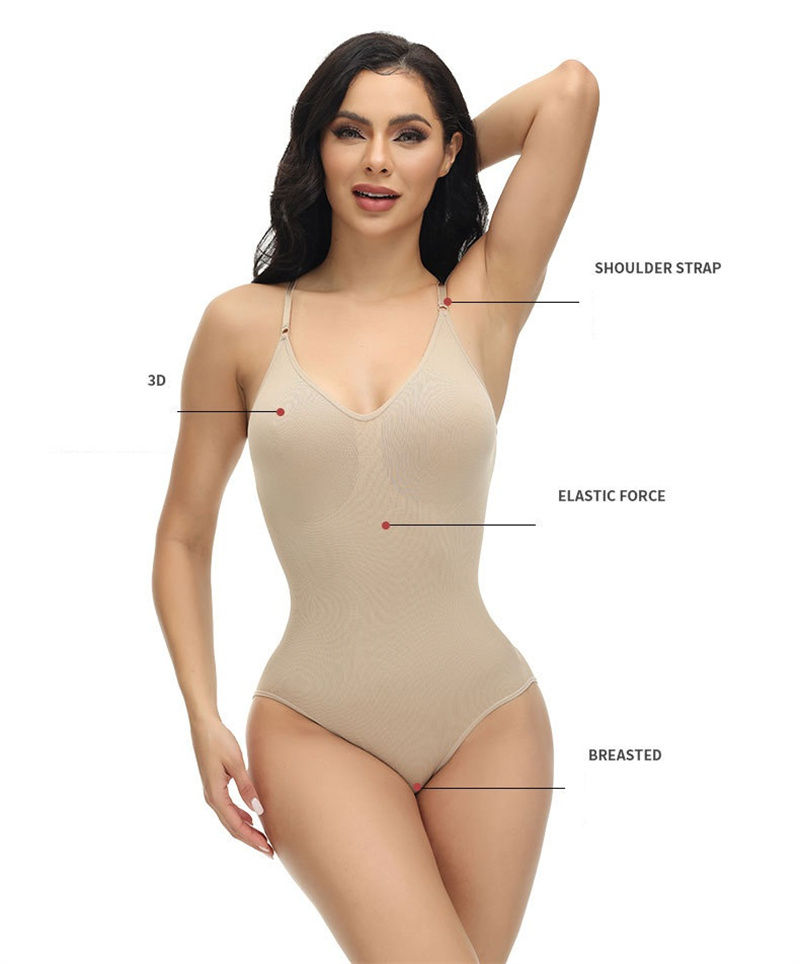 Thumbnail: Aurelia V Neck Sculpt Bodysuit