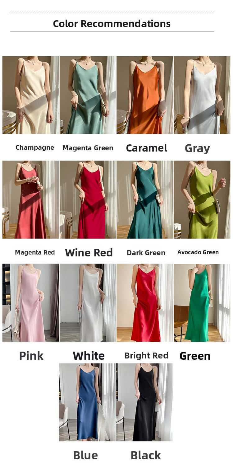 Thumbnail: Silk Satin Wrap Dress