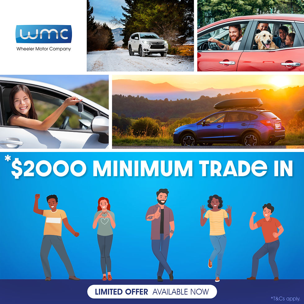 $2000 Minimum Trade-in