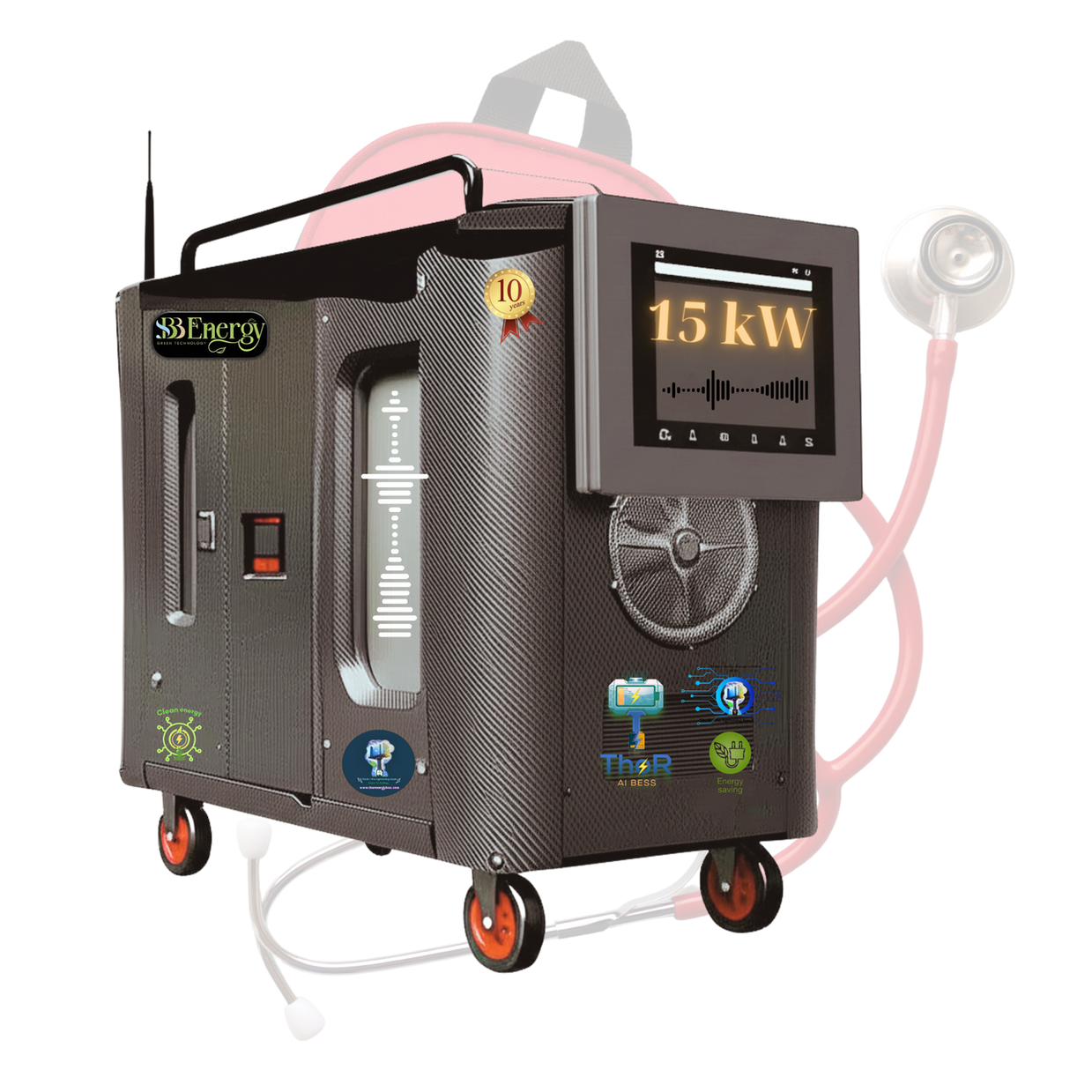 15 kW mobile energy storage unit