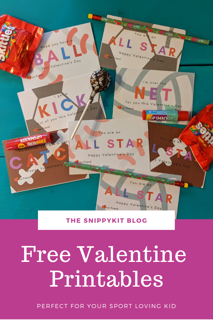 FREE Valentine's Day Printables - your choice of four modern and simple printables for you Valentine or holiday home decor.