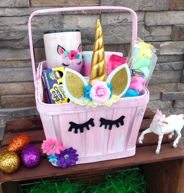 Check out these creative Easter 'basket' ideas for toddlers and teens! They use fun, practical spring gift ideas to create an unforgettable Easter basket!