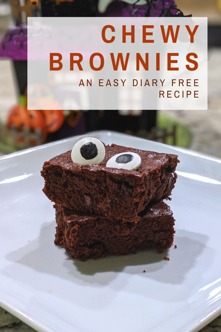 Simple, Chewy Dairy Free Brownies Easy, delicious brownies you will be making over and over again. This is a fan favorite at our house.