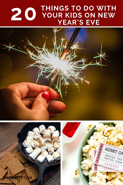 Have fun celebrating the New Year with your kids. Check out this list of 20 things to do with your kids on New Year's Eve.