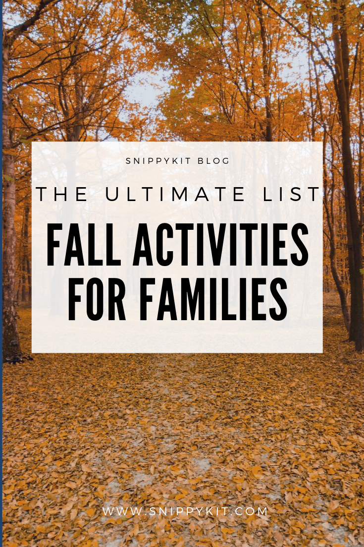 The Ultimate List of Fall Things You Can Do With Your Kids Take advantage of the beautiful weather. Here are the best things to do with your family this fall.