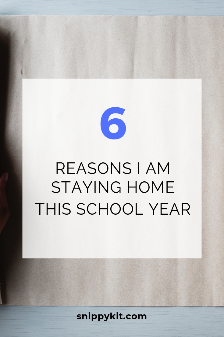 Instead of feeling guilty for being a stay at home mom, enjoy and embrace it. Check out these 6 reasons I'm going to stay at home after my kids go to school.