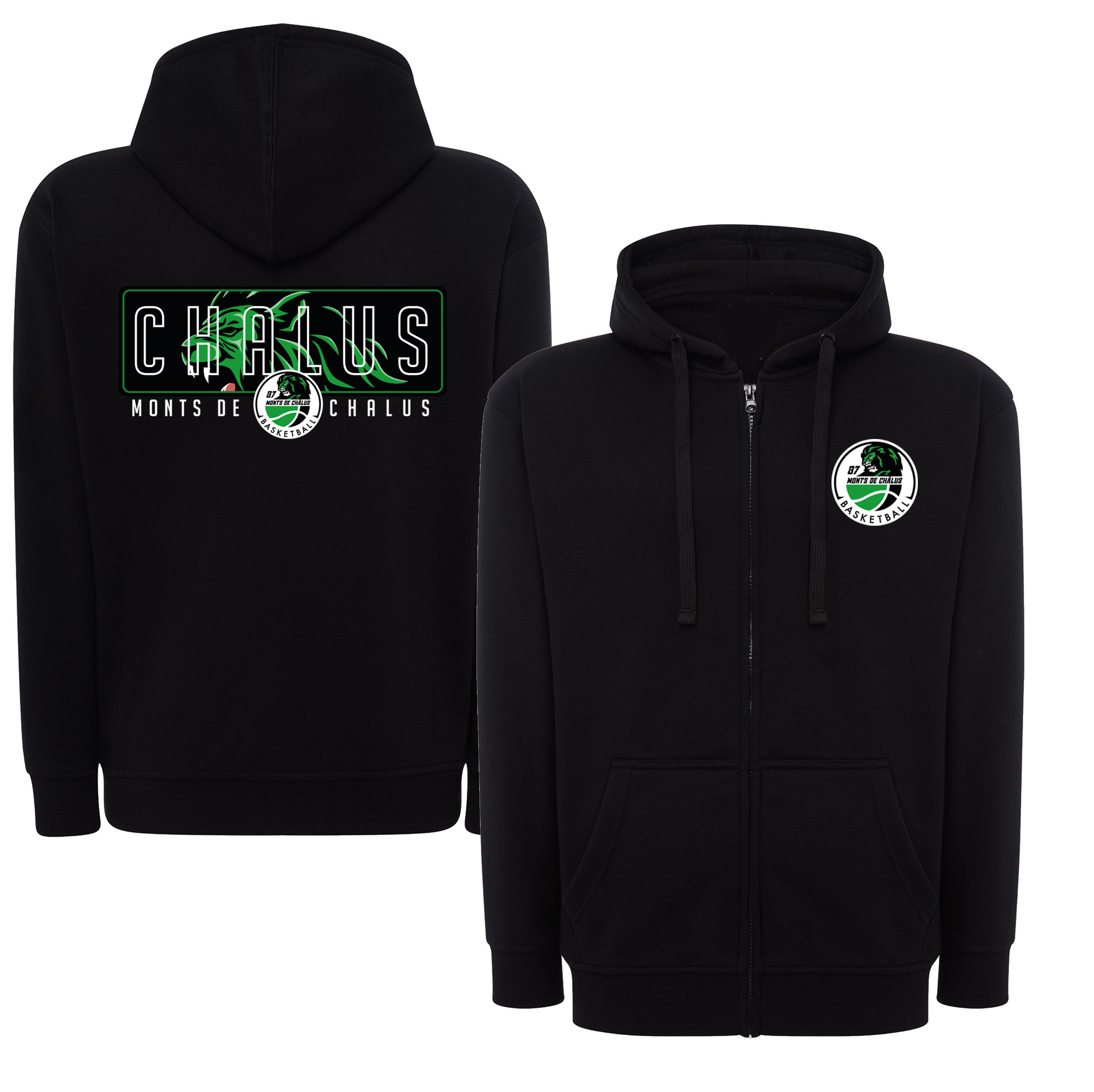 Veste à capuche "LION LINE" MONTS DE CHALUS