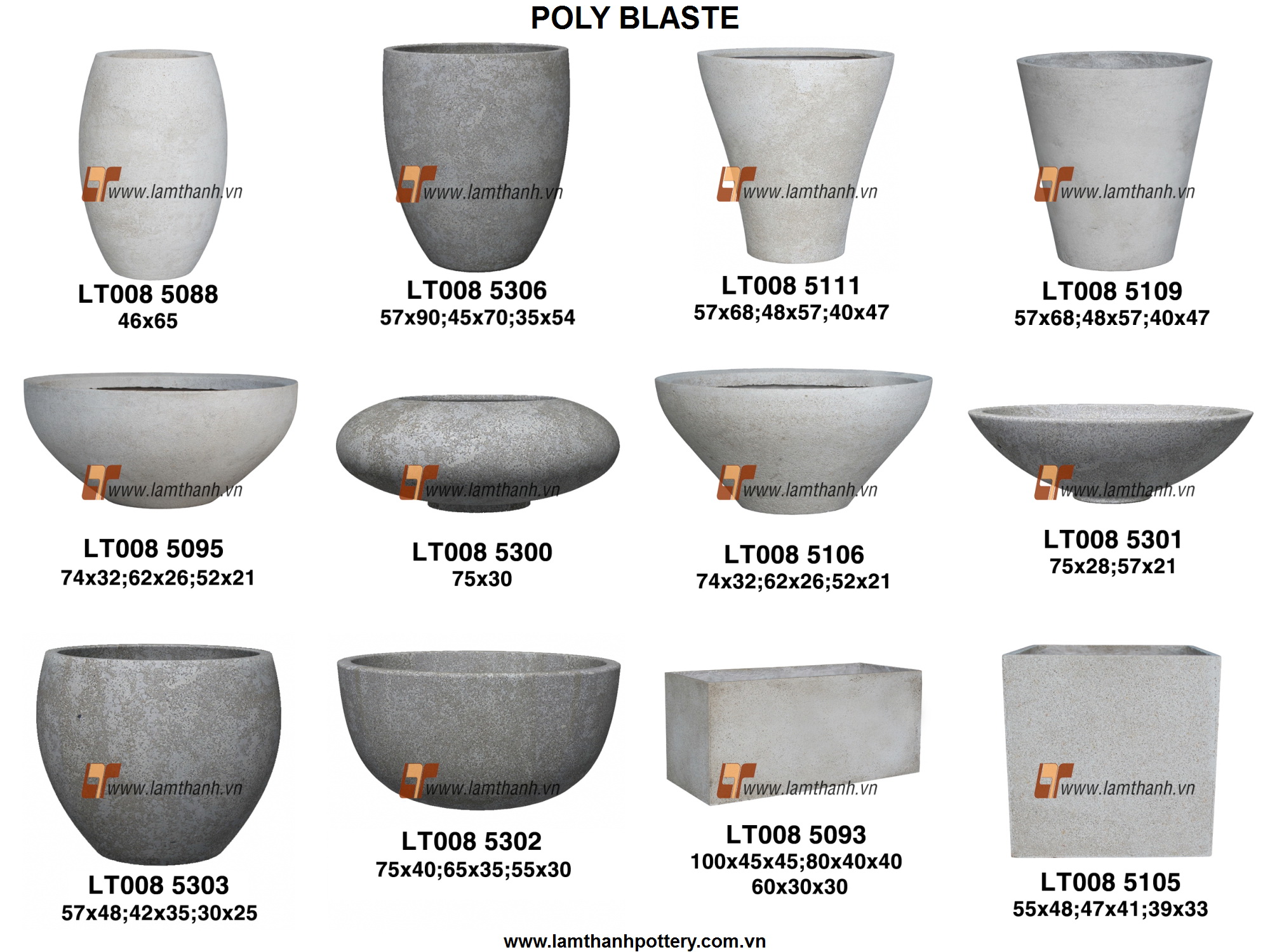 Vietnam Pottery, Vietnam Ceramics, Indoor Pottery Garden Planter Pots