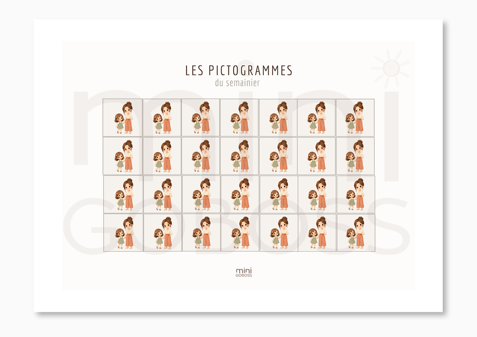 Miniature : PACK — AFFICHE  "MA SEMAINE"  🗓️ 