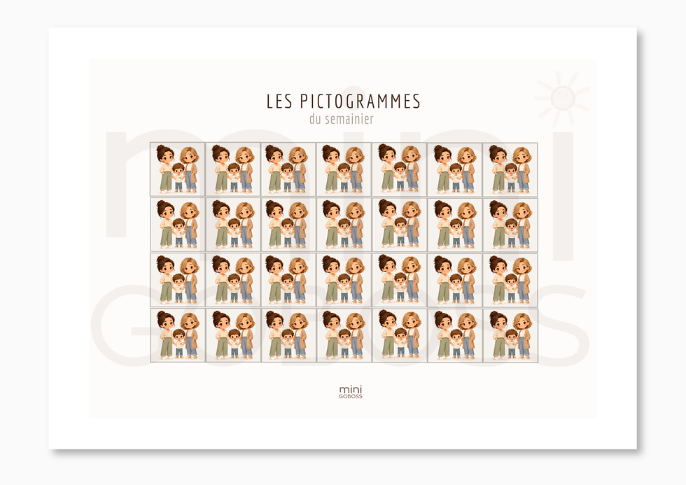 Miniature : PACK — AFFICHE  "MA SEMAINE"  🗓️ 