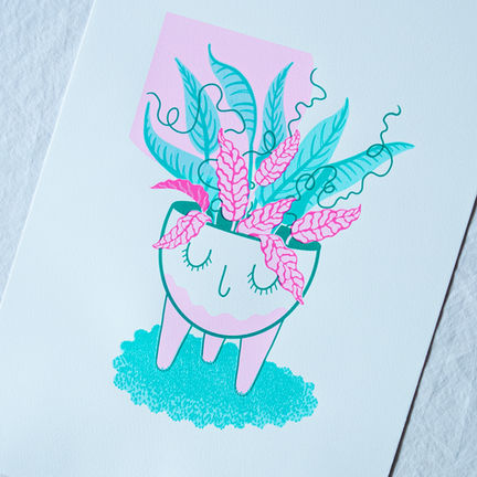 ABIRATOFF_POTTEDJOY_HANDMADE_SCREENPRINT_5COLOUR_A3