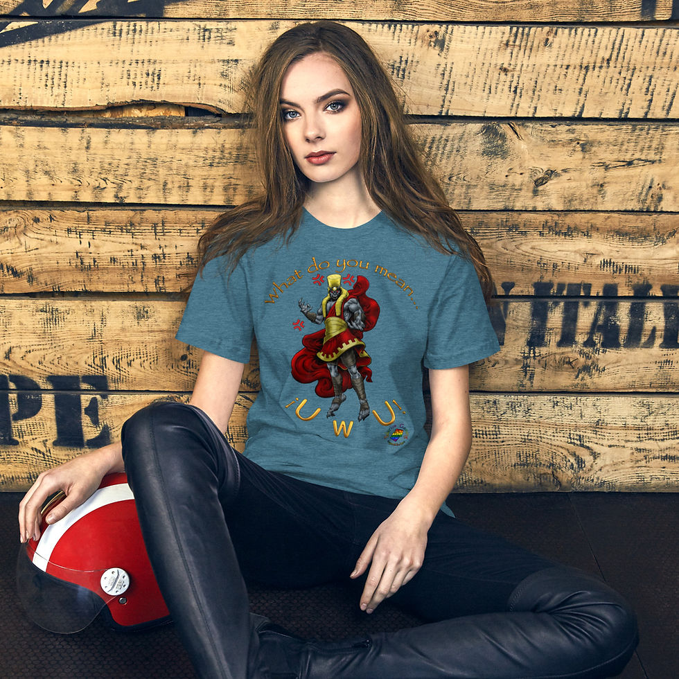 Thumbnail: What do you mean UwU!!!  - Short-Sleeve Unisex T-Shirt