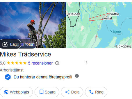 Har du "googlat" Arborist Dalsland?