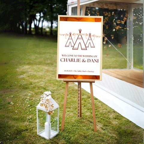 Wedding Welcome Sign Design.