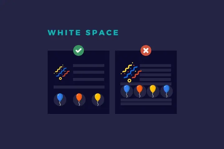 white space in graphic design