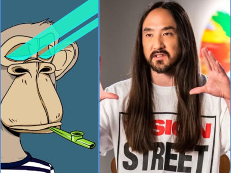 DJ Steve Aoki Made His Biggest NFT Purchase Yet, Ape-ing Into A Blue Beam Bored Ape