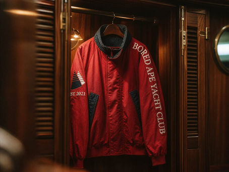 'MORE THAN MERCH': BAYC Gives Apes Their First Look At A Bright Red Sailing Jacket From Its Upcoming Manifest Collection!