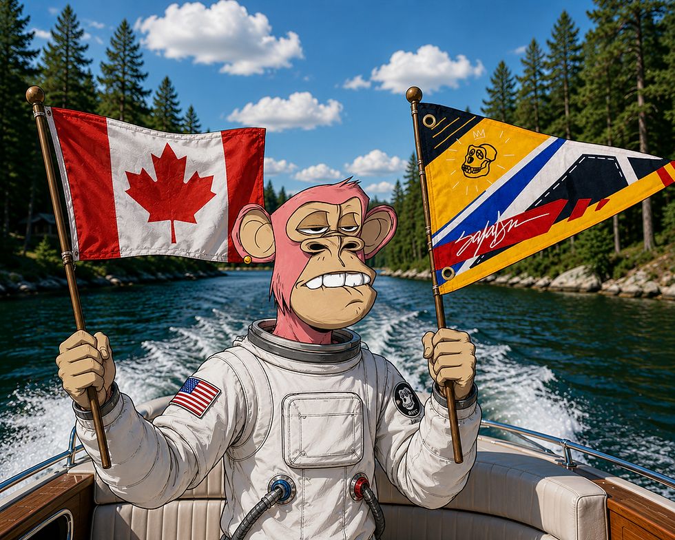 FROM CELEBRATING ONE FLAG TO WINNING ANOTHER: BAYC Member Toronto Won The Club's Burgee Flag Raffle On Canada Day!