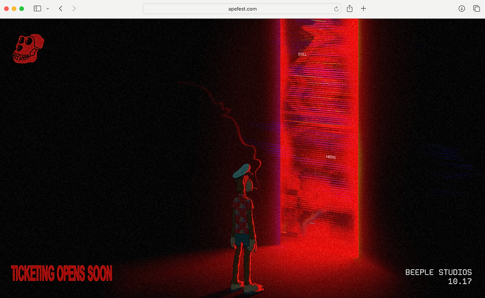 "STILL HERE": ApeFest 2026 Will Be Held At Beeple Studios In South Carolina On October 17th, With Ticketing Information Coming Soon, According To The BAYC's Official ApeFest Website.