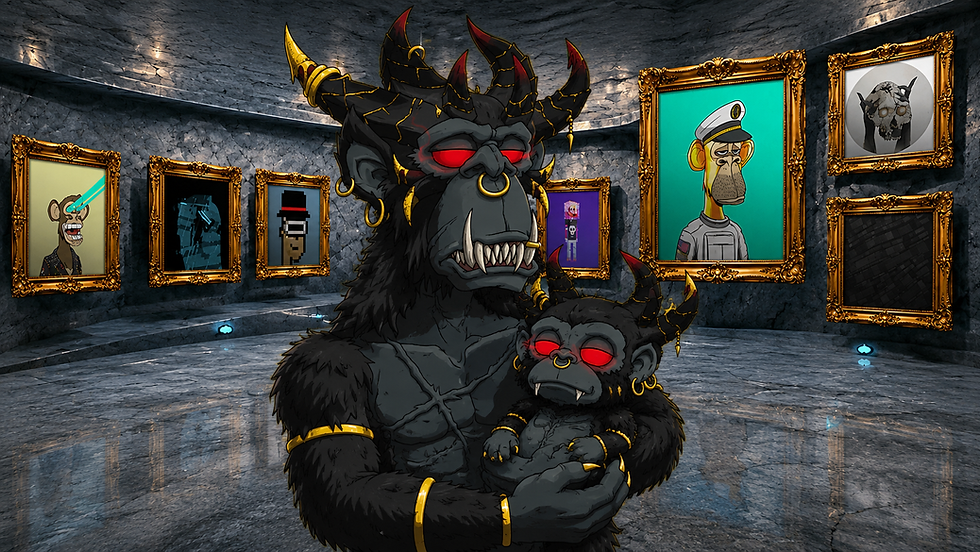 MY OH MIMU!: ApeChain Collector Kevie Gifts Adam Weitsman His Mega Mutant Ape’s Matching Mimu!