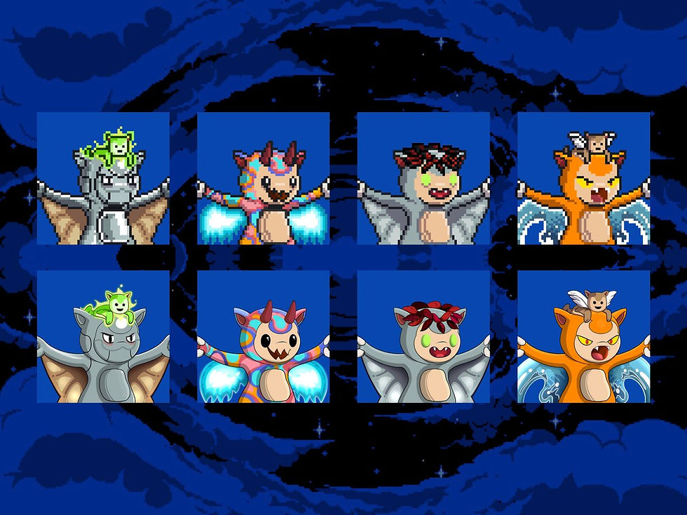LET’S GLYDE!: ApeChain’s NightGlyders Are Getting Animated Wings For Their Pixelated Sugar Glyders