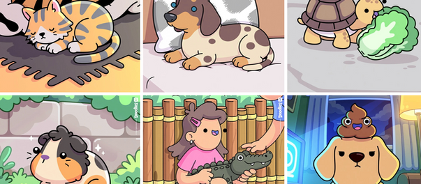 CARTOONY AND CUTE!: Web3 Celebrates National Pet Day By Turning Four Legged Frens Into Doodles