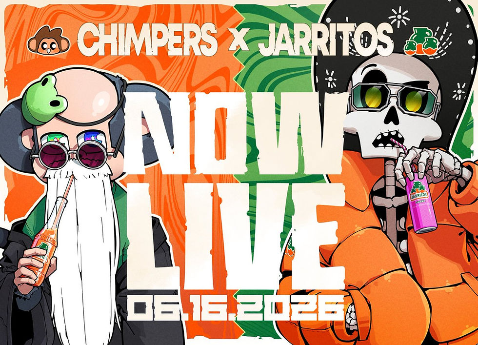 SIP. RIP. COLLECT: Chimpers And Jarritos Launch Their Tales From The Taco Dojo Collectible Experience On ApeChain And Everyone Is Invited To Ape In!