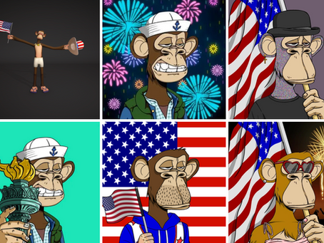 FROM SEA TO SHINING SWAMP: Here's How Bored Ape Yacht Club Members Can Get Their Primates Freedom Fitted This Fourth of July!