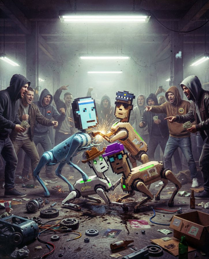 PUNK POOCHES AND PUNCHES: Sheipi’s Beeple And CryptoPunks Inspired Regular Punks Mint Out And Will Be Fighting Soon!