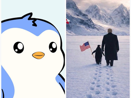 “EMBRACE THE PENGUIN”: The White House Tweets A Photo Of President Trump Hand In Flipper With A Fat Flightless Bird, Leaving Pudgy Penguins Asking When He’ll Huddle Up
