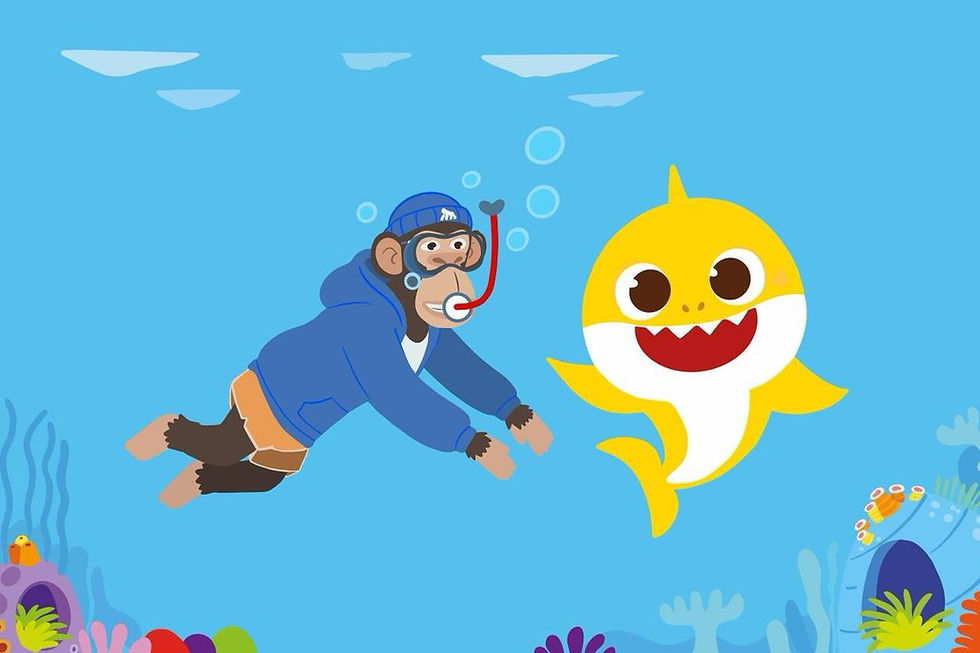 SWIMMING WITH THE APES: Baby Shark Will Be Making A Splash Around The Swamp Soon After The Brand Announced It’s Coming To The Otherside!